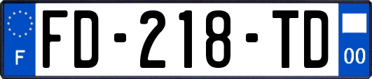 FD-218-TD