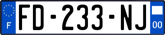 FD-233-NJ