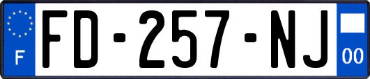 FD-257-NJ