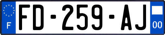 FD-259-AJ