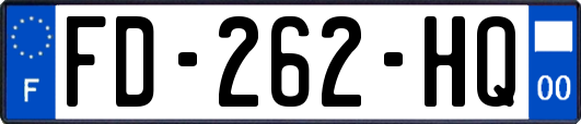FD-262-HQ