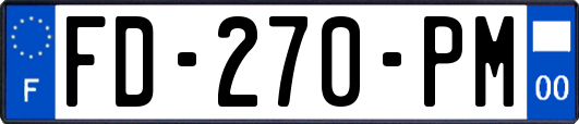 FD-270-PM