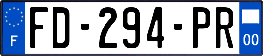 FD-294-PR