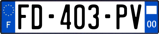 FD-403-PV