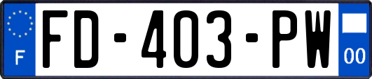 FD-403-PW