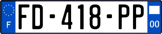 FD-418-PP