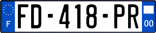 FD-418-PR
