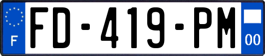 FD-419-PM