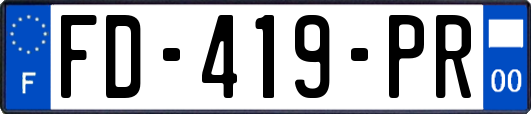 FD-419-PR
