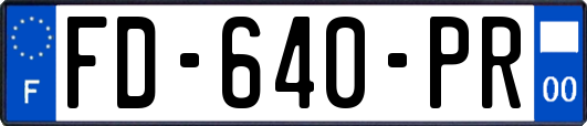 FD-640-PR