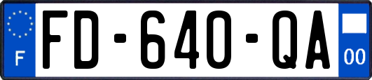 FD-640-QA