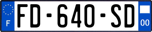 FD-640-SD