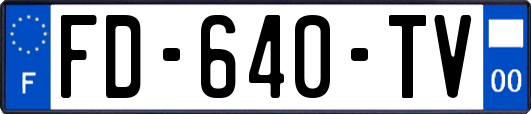 FD-640-TV
