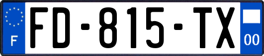FD-815-TX