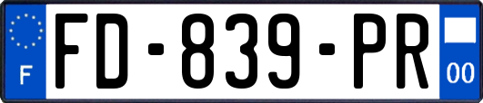 FD-839-PR