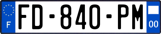 FD-840-PM
