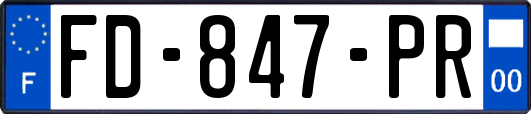 FD-847-PR