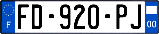 FD-920-PJ