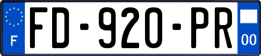 FD-920-PR