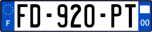 FD-920-PT
