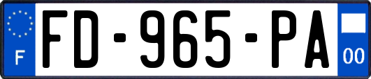 FD-965-PA
