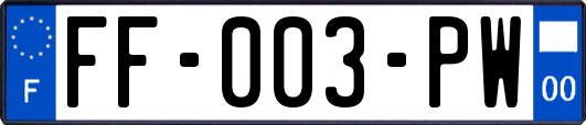 FF-003-PW