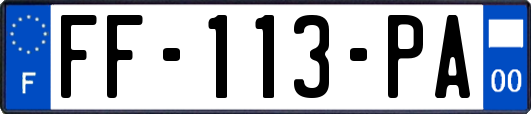 FF-113-PA