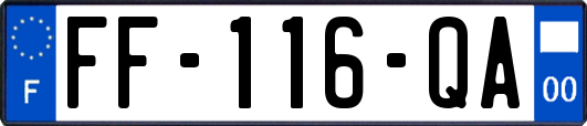 FF-116-QA