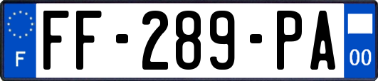 FF-289-PA