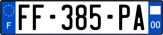 FF-385-PA
