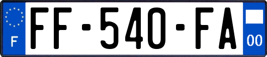 FF-540-FA