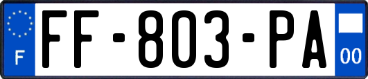 FF-803-PA