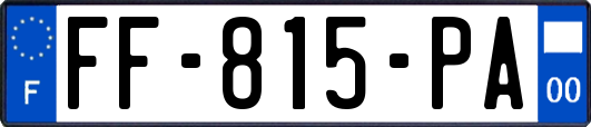 FF-815-PA