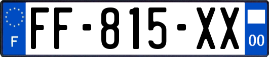 FF-815-XX