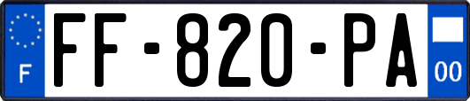 FF-820-PA