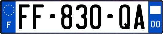FF-830-QA