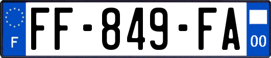 FF-849-FA