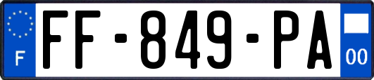 FF-849-PA
