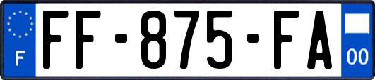 FF-875-FA