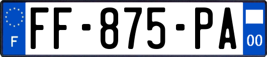 FF-875-PA