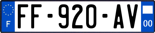 FF-920-AV