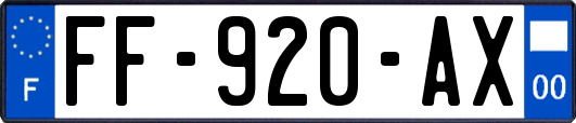 FF-920-AX