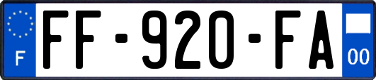 FF-920-FA