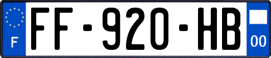 FF-920-HB