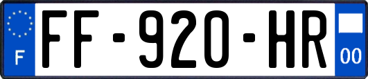 FF-920-HR