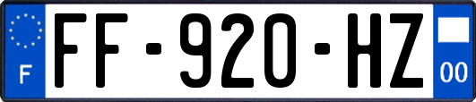 FF-920-HZ