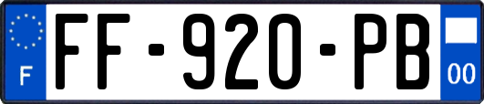FF-920-PB
