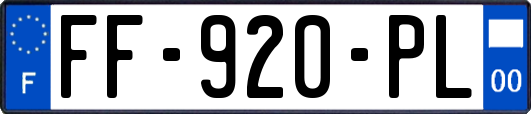 FF-920-PL