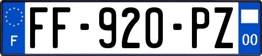 FF-920-PZ