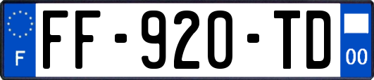 FF-920-TD